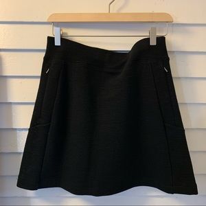 Ibex Izzi Merino Wool blend skirt, small, black